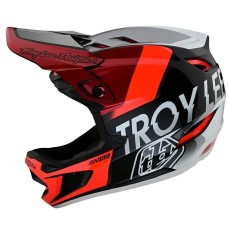 Шлем TLD D4 COMPOSITE HELMET [Qualifier Silver/Red] L