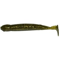 Силикон Big Bite Baits Paddle Tail Grub 2.5" Gold Avocado 10 шт (1838.01.28)