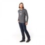 Термокофта Smartwool Men's Merino Sport 150 Old Man Winter Long Sleeve Tee Medium Gray Heather