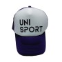 Кепка Unisport сетка белый/фиолет one size(р)