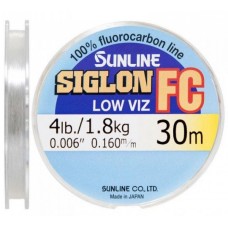 Флюорокарбон Sunline SIG-FC 30 м 0.160 мм 1.8 кг поводковый (1658.01.95)