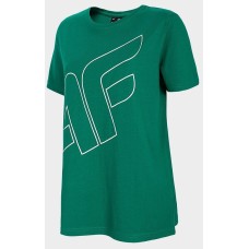 Футболка 4F BIG LOGO oversize цвет: зеленый