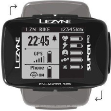 GPS Компьютер Lezyne SUPER PRO GPS HRSC LOADED Черный Y13