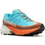 Кроссовки Merrell AGILITY PEAK 5 GTX atoll/cloud - 37 - синий/оранжевый