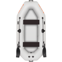 Надувная лодка Kolibri K-260Т (светло-серая)