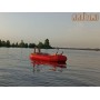 Надувний пакрафт Ладья ЛП-245 Каяк Базовий червоний - Туристичний пакрафт