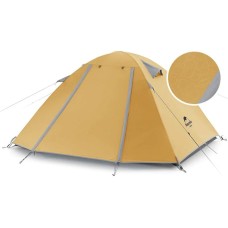 Палатка Naturehike P-Series NH18Z022-P, 210T/65D, желтый