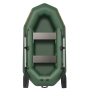 Компактна надувна лодка Kolibri K-270Т (зелений) - відмінний вибір для активного відпочинку!