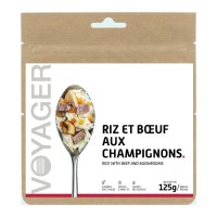 Сублімованна їжа Voyager Rice with beef and mushrooms 125 г (Рис та яловичина з грибами)
