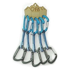 Набор оттяжек First Ascent Neon Express DY 10мм 11см (5 шт)