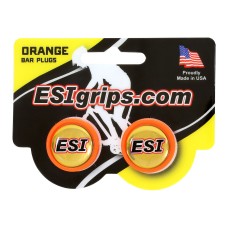 Заглушки руля ESI Bar Plug Orange, оранжевые