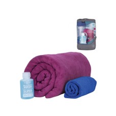 Набор полотенце + шампунь Sea To Summit Tek Towel Wash Kit