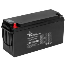 Литий-ферумный аккумулятор Weekender new 100Ah 24V LiFePO4 + зарядка 29,4V 10А (24V100Ah LiFeP04 new)