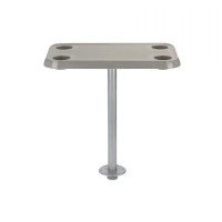 Набор Newstar прямоугольный стол со стойкой , цвет серый (75202-04)