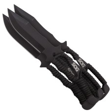 Набор ножей SOG Throwing Knives, Paracord Wrapped Sheath