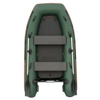 Надувная лодка Колибри КМ-270ХЛ (Kolibri KM-270XL) моторная килевая Air-Deck, зелёная