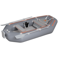 Надувная лодка Kolibri K-270Т (темно-серая)