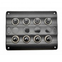 Панель RYE на 4 перемикачі автомат 82х107мм (HF60-044PN)