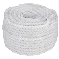 Мотузка Weekender 30 м 8 мм біла, поліестер (twisted rope 8х30 w)