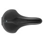 Седло Selle Royal SCIENTIA M3 Moderate, 3D skingel, обивка Black gummy/Black mokka, 289х178мм, 465г, рейлы сталь + Curva suspension, unisex, чёрное