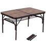 Стол Bo-Camp Decatur 90x60 cm Black/Wood look (1404200)