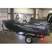 Алюминиевая лодка Crestliner Kodiak 16, Mercury F30ELPT