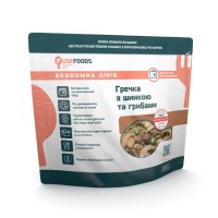 Готовая еда FuseFoods Гречка с ветчиной и грибами