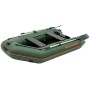 Надувний човен Колібрі КМ-260Д Профі (Kolibri KM-260D) моторна кільова слоінь-книжка, зелена