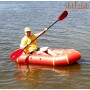 Рафтінговий пакрафт Ладья ЛП-245 Комфорт червоний з жовтим - Пакрафт для рафтингу
