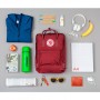 Рюкзак Fjallraven Kanken Deep Red/Random Blocked