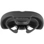 Седло Selle Royal SCIENTIA R2 Relaxed, 3D skingel, обивка Black gummy/Black mokka, 289х196мм, 485г, рейлы сталь + Curva suspension, unisex, чёрное