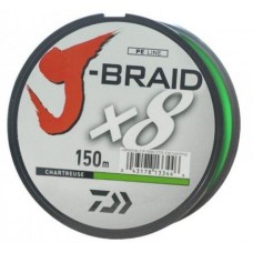 Шнур Daiwa J-Braid X8 0.10 mm 150 m chartreuse (12750-010)