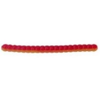 Силикон Big Bite Baits Trout Worm 1" Red/Yellow 10 шт (1838.01.66)