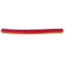 Силикон Big Bite Baits Trout Worm 1" Red/Yellow 10 шт (1838.01.66)