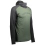 Термокофта с капюшоном Scott DEFINED MERINO dark grey melange/frost green - M