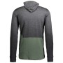 Термокофта с капюшоном Scott DEFINED MERINO dark grey melange/frost green - M