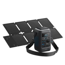Anker Solix C300X DC + PS60 Portable Solar Panel