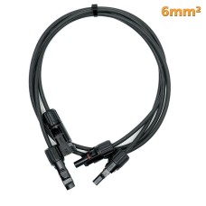 WATTSTUNDE 6mm² extension cable solar panel to solar panel 1m WATTSTUNDE 6mm² extension cable solar panel to solar panel 1m