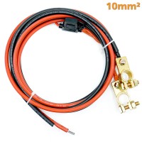 Battery clamps BAKA40 with 40A fuse and 1,5m cable 10mm²