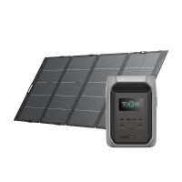 EcoFlow 400W Lightweight Solar Panel + Delta 3 1500 Combo