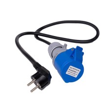 Solar Power Supply Schuko to CEE adapter Cable
