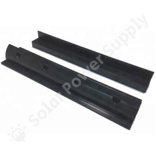 Solar Power Supply Solar Mounting Spoiler Set Black 52cm