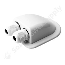 Wattstunde ABS Solar Double Cable Gland White