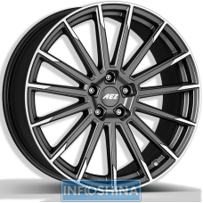 AEZ Atlanta Matt Graphite Polished R19 W9 PCD5x108 ET40 DIA63.4