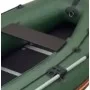 Надувная лодка Колибри КМ-450ДСЛ (Kolibri KM-450DSL) моторная килевая фанерный пайол, зелёная