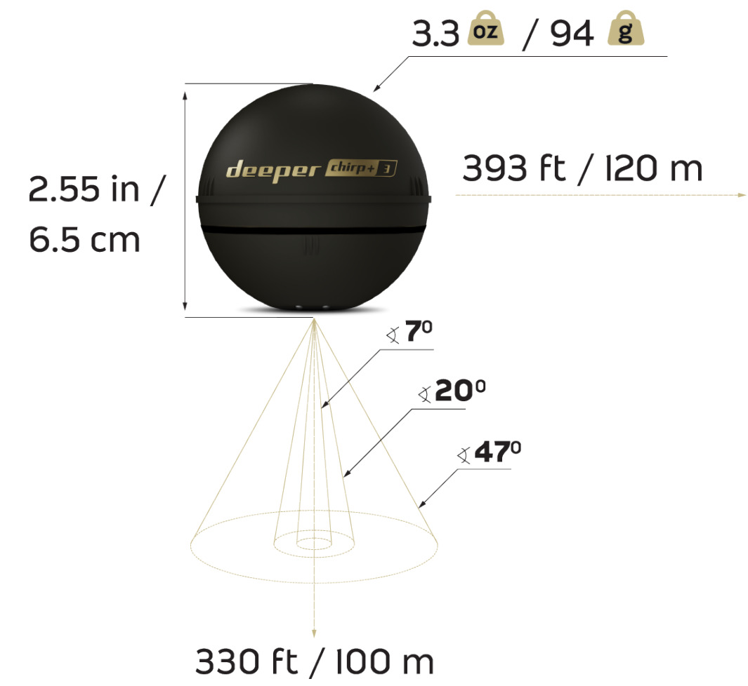 Deeper Smart Sonar Chirp+ 3